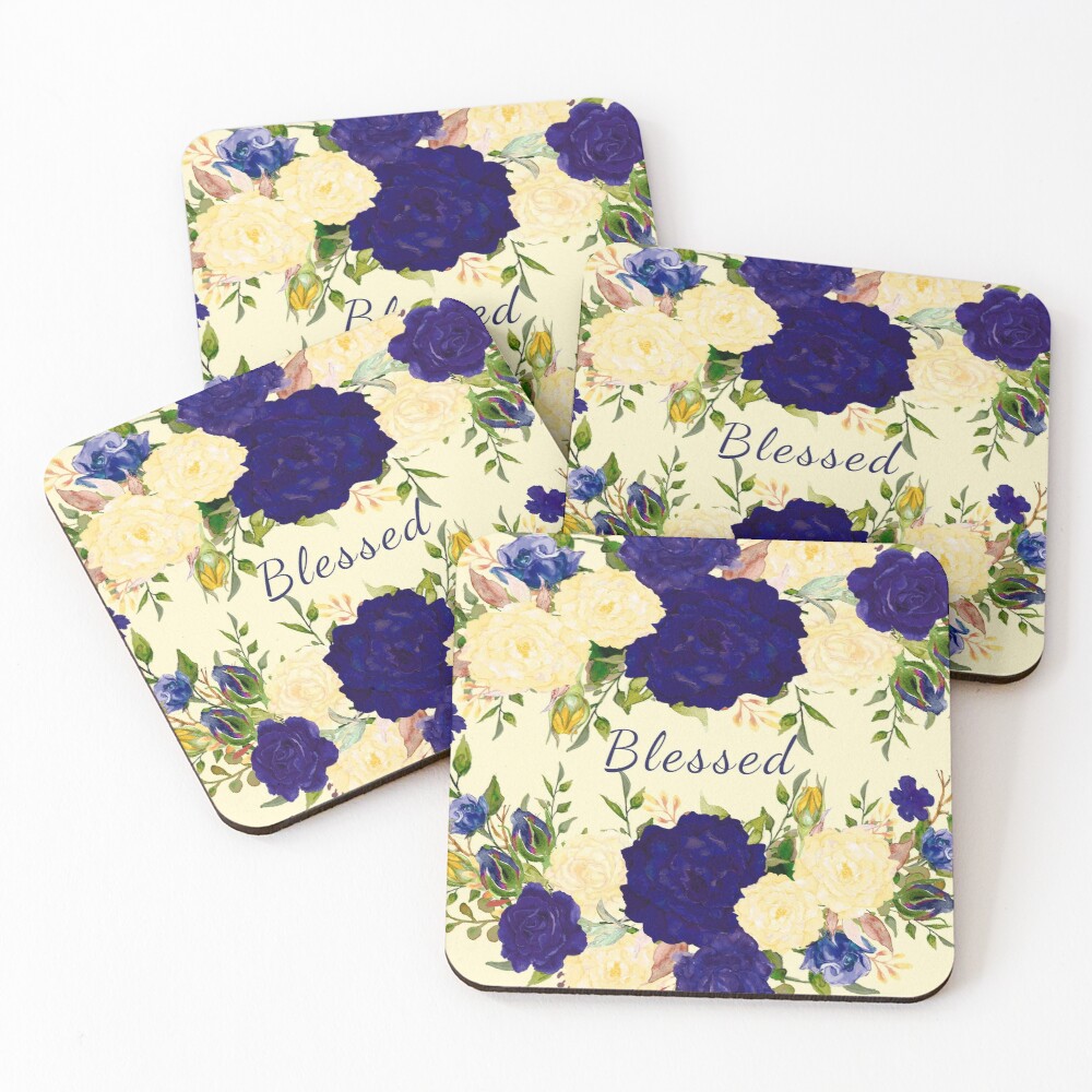 Floral Blessed Coasters