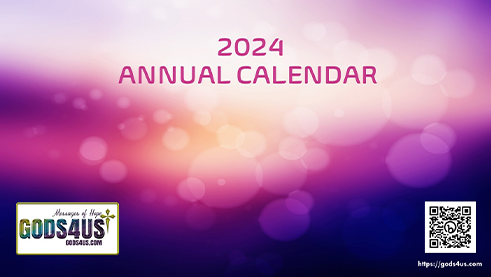 2024 Inspirational Digital Calendar by GODS4US